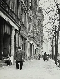 Assassinations: Installation of new windows after a bombing of the Berli