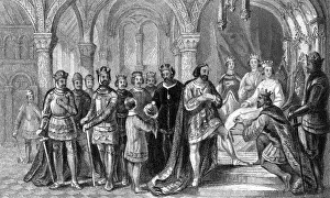 Garter: Institution of the Order of the Garter by Edward III