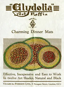 Plaited: Instruction leaflet, Glydolia Art Raffia