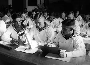 Muerwik: Instruction at the Naval Intelligence School Muerwik, 1935