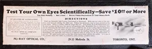 Treatments: Instructions for Nu-Way eye testing kit
