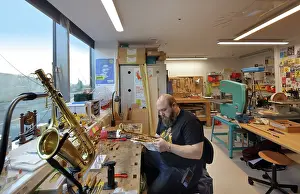 Villette: Instrument maintenance, Education Centre, Philarmonie