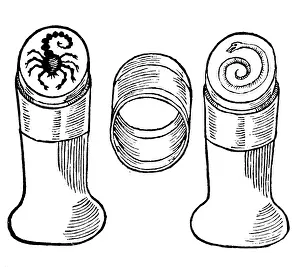 Scorpio: Instrument for production of plague pentaculi