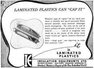 Laminated: Insulation Equipments Laminated Plastic Products 1943