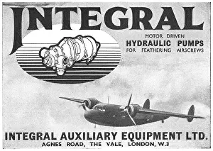 Feathering: Integral Hydraulic Pumps For Feathering Airscrews