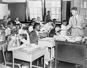 Outlawed: Integrated classroom in Washington, D.C. ?