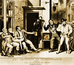Temperance: Intemperance - The Invitation, 1841