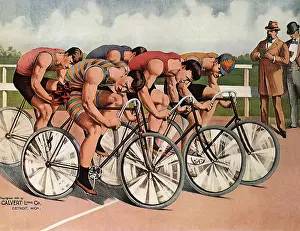 Bicycling: Intense Bicycle Race