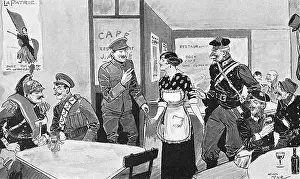 Cordiale: Inter-Allied Fraternisation - Paris Cafe - WW1