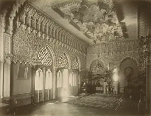 Tanger: Interieur view of the govenors palace. Algiers