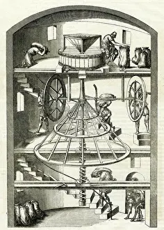 Sack: Interior of a 16th century mill