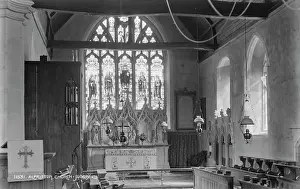 Pews: Interior of Alfriston Church