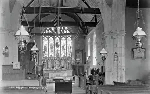 Pews: Interior of Alfriston Church