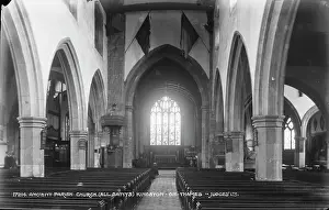 Pews: Interior of All Saints Parish Church