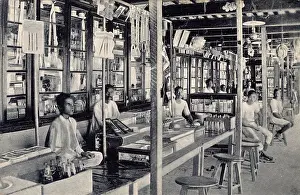 Cupboards: Interior of Bazaar, Fort William, Calcutta, India
