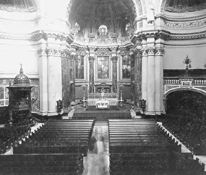 Candelabra: Interior of the Berlin Cathedral, 1911