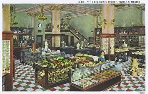 Tijuana: Interior of The Big Curio Store, Tijuana, Mexico