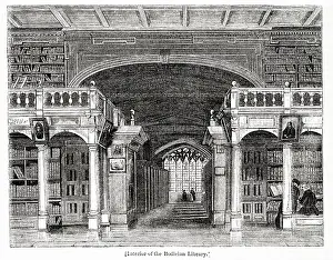 Scholarship: Interior of the Bodleian Library, Oxford