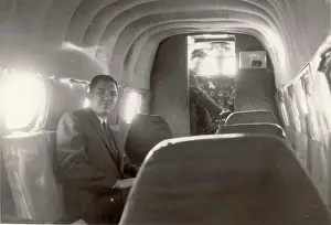 247d: The interior of Boeing 247D possibly N18E of Island Airlines