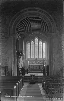 Pews: Interior of Bosham Church