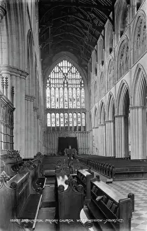Pews: Interior of Bridlington Priory Church
