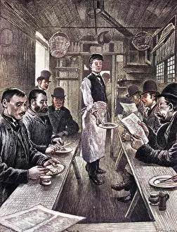 Fares: Interior of Cabmen's Shelter 1890