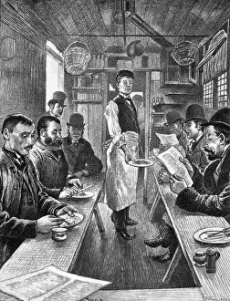 Fares: Interior of Cabmen's Shelter 1890