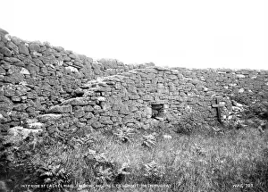Sligo: Interior of Cashel Wall, Showing Inclines to Summit, Inishmu