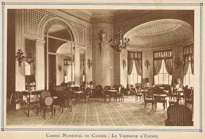 Vestibule: The interior of the Casino Municipal de Cannes