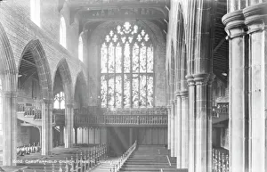 Pews: Interior of Chesterfield Church