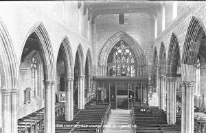 Pews: Interior of Chesterfield Church