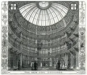 Interior of the Coal Exchange, London 1849