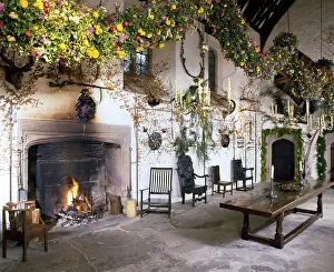 Calstock: Interior, Cotehele House, Tamar Valley, Cornwall