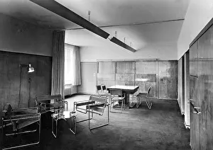 Furnishings: Interior decoration in the Bauhaus style, 1926