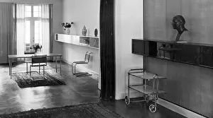 Furnishings: Interior decoration in Bauhaus style created by Marcel Breue