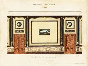 Regency Style: Interior decoration: Etruscan