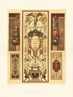 Landshut: Interior design in Trausnitz Castle, Germany, 16th century