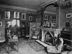 Borley: Interior of the dining room at Borley Rectory