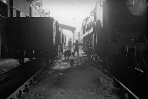 Grate: Interior of Nine Elms Old Shed