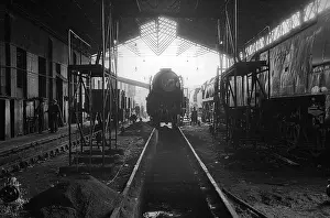 Elms: Interior of Nine Elms Old Shed