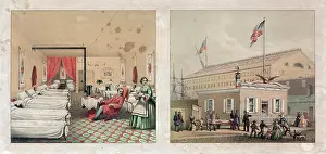 Swanson: Interior and exterior views of the Union Volunteer Refreshme