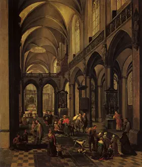 Vaulted: Interior of a Flemish Church
