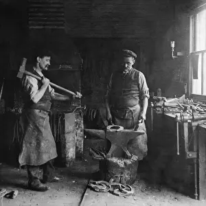 Ironsmith: Interior of a Forge, Crouch End, London