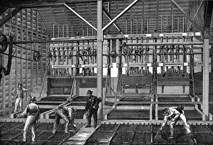 Goldfields: Interior of a Gold Quartz Crushing Battery