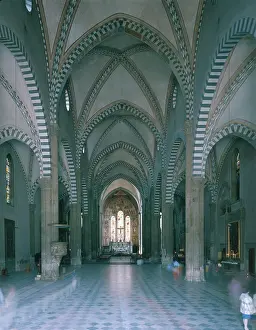 Novella: Interior of the gothic Church