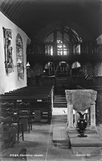 Font: Interior of Grampock Church