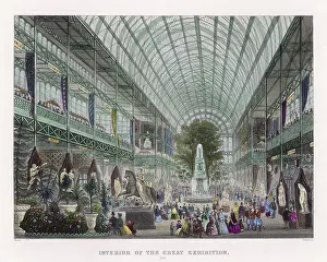 Throng: Interior of The Great Exhibition 1851