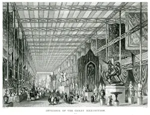 Dantes: Interior of The Great Exhibition 1851