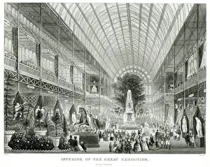 Transept: Interior of The Great Exhibition 1851