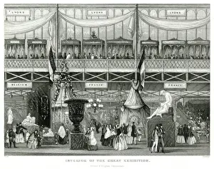 Departments: Interior of The Great Exhibition 1851